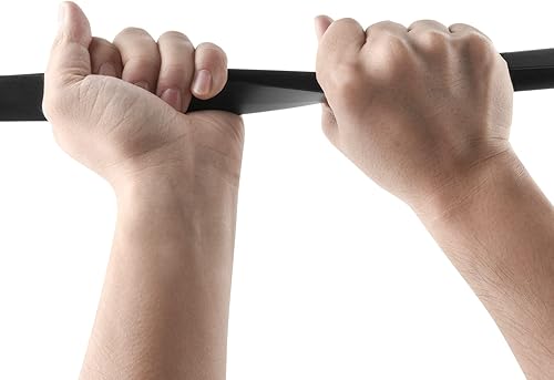 Miniatura 4 de 4 rieles colgantes de PVC para archivar, color negro, 16 pulgadas, para archivadores colgantes, 12 lados de cajón, tamaño carta, almacenamiento de