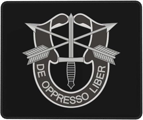 Alfombrilla de mouse de las Fuerzas Especiales del Ejército de EE UU con base de goma antideslizante accesorios disponible en Yaxa Colombia