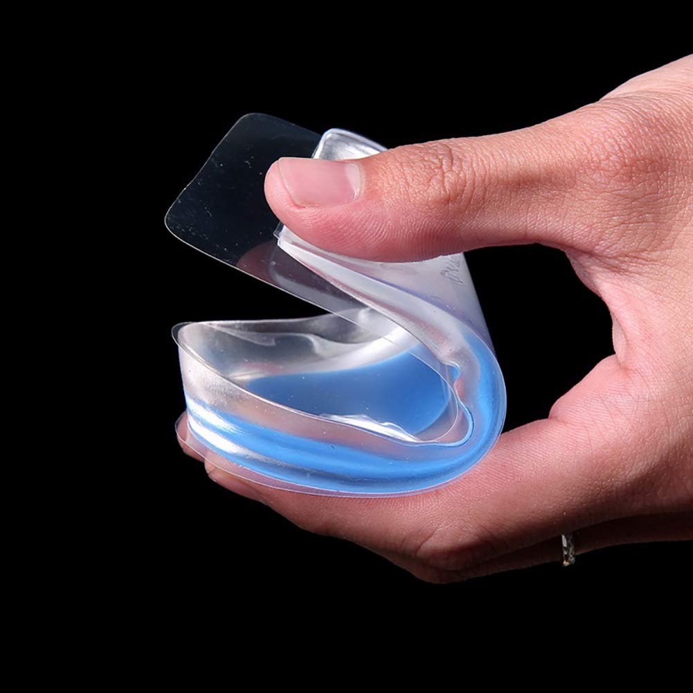 Solette per Massaggio Plantare, Cuscinetti in Gel di Silicone for Il Tallone for Dolore al, sperone osseo e Tendine d'Achille, Cuscinetti Coppe in for, Supporto Ammortizzante(M(40 46))