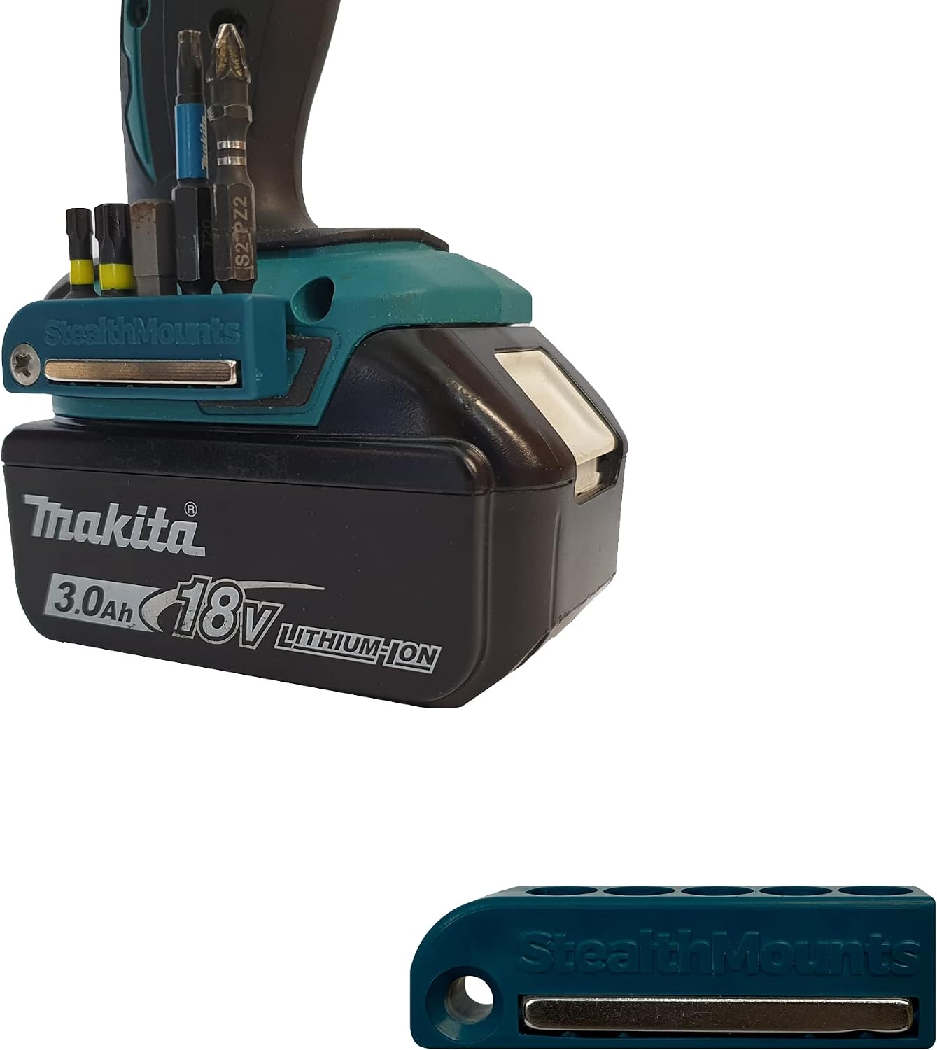 StealthMounts Magnetic Drill Bit Holder | Organizer for Drills and Impacts