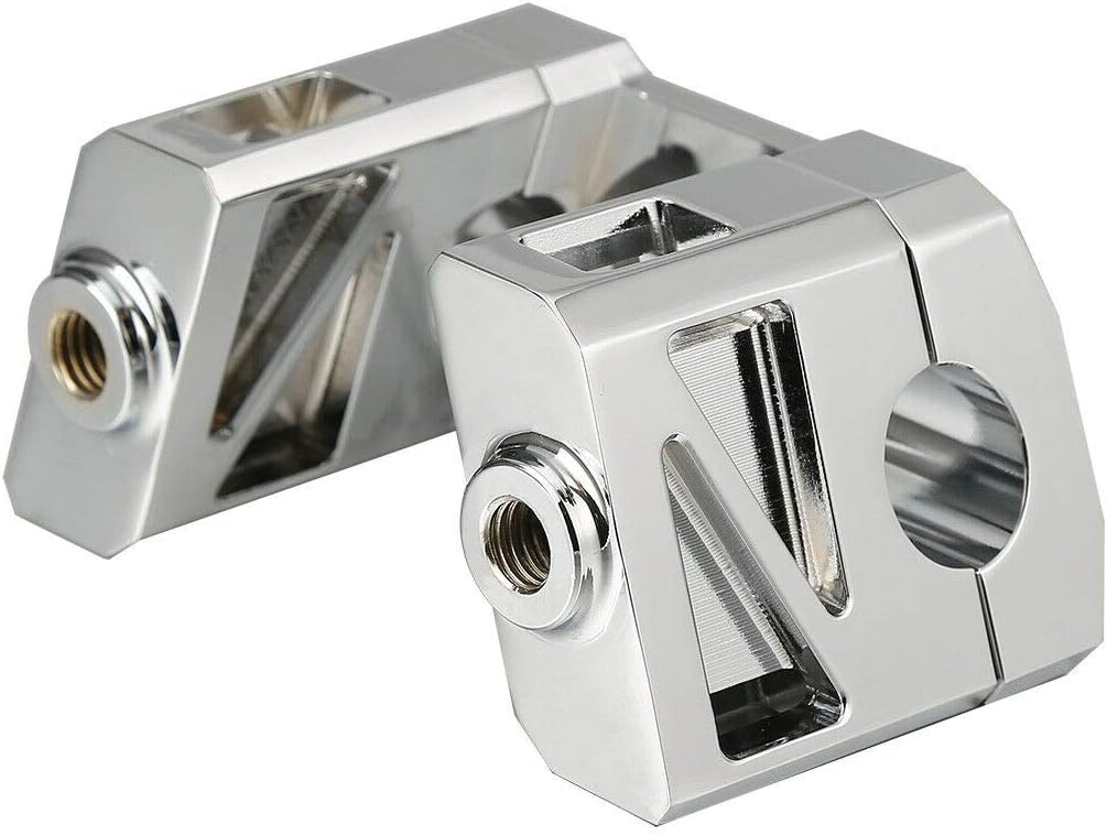 TCMT Motor 1" 25mm Handlebar Mount Riser Fit For Harley Dyna Wide Super Glide Switchback FLD FXD FXDF FXDB 2006-2017