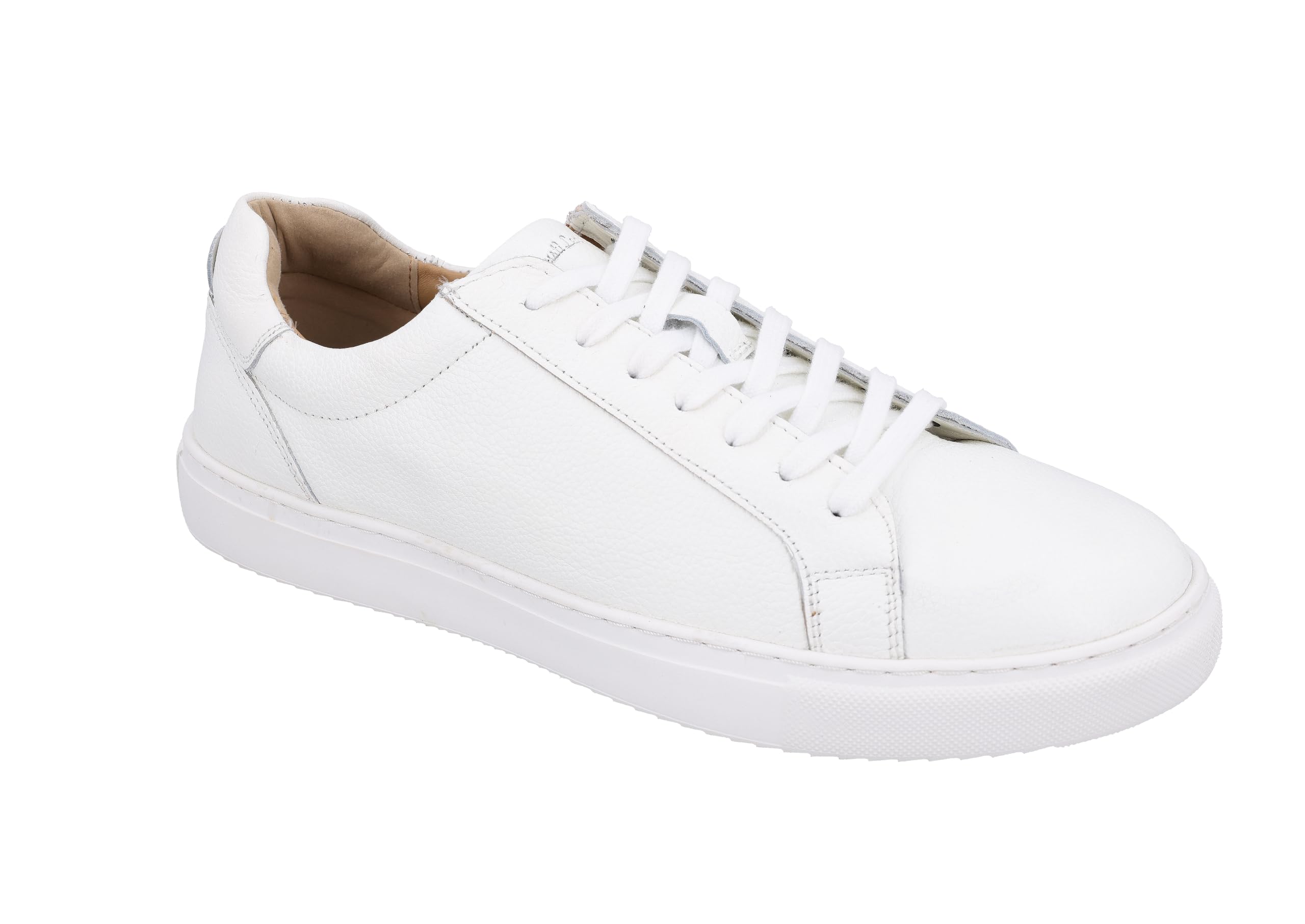 Gusti Leder Schuhe Mando – Sneaker Herren aus Echtleder im Retro Look – Turnschuhe Herren, Arbeitsschuhe, Schuhe für Männer - Weiß