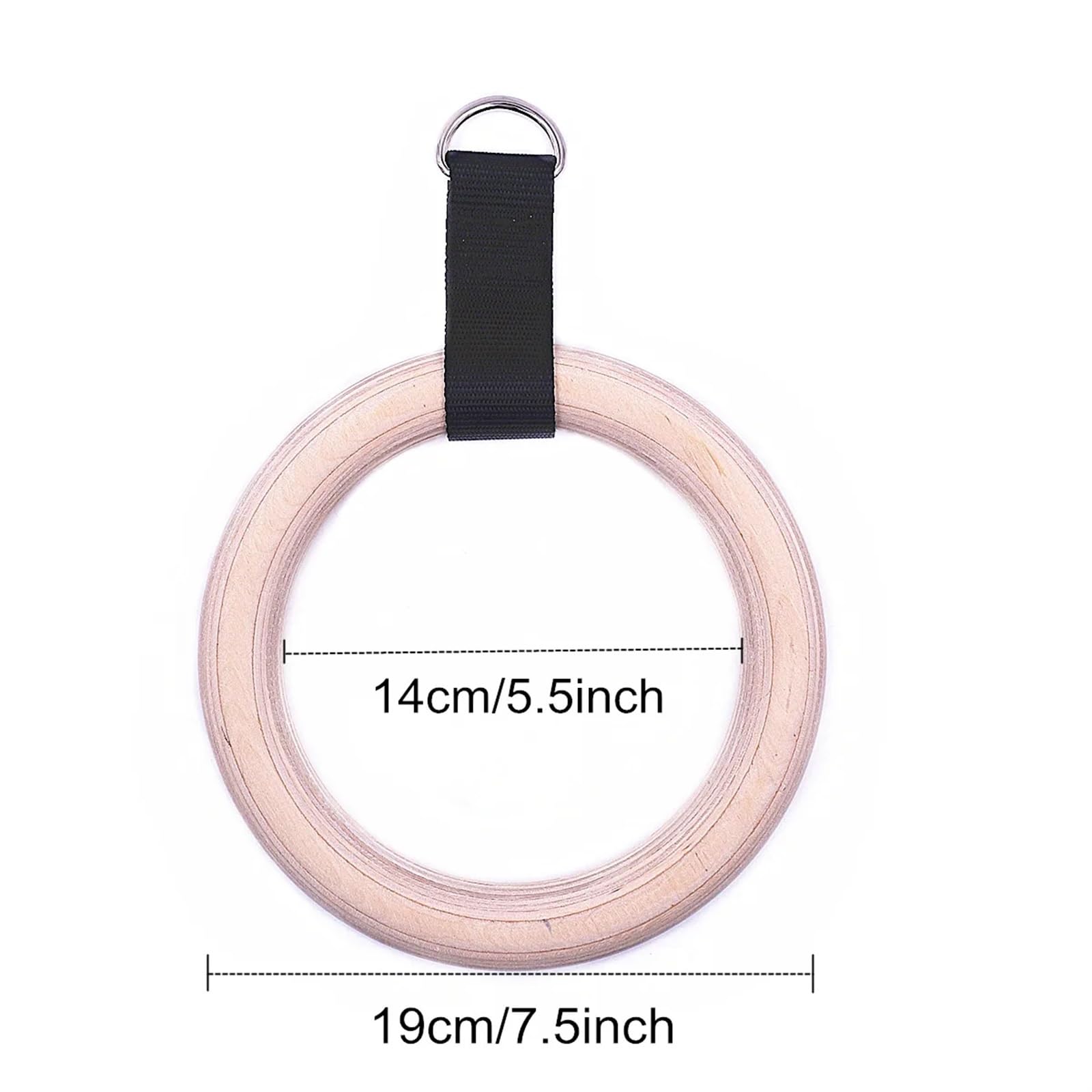 Gymnastikringe for Ringe Hängegriffe Körpertraining mit vollem Paar Workout Karabiner Home Pull Gymnastik Up Straps Kraft Fitnessstudio