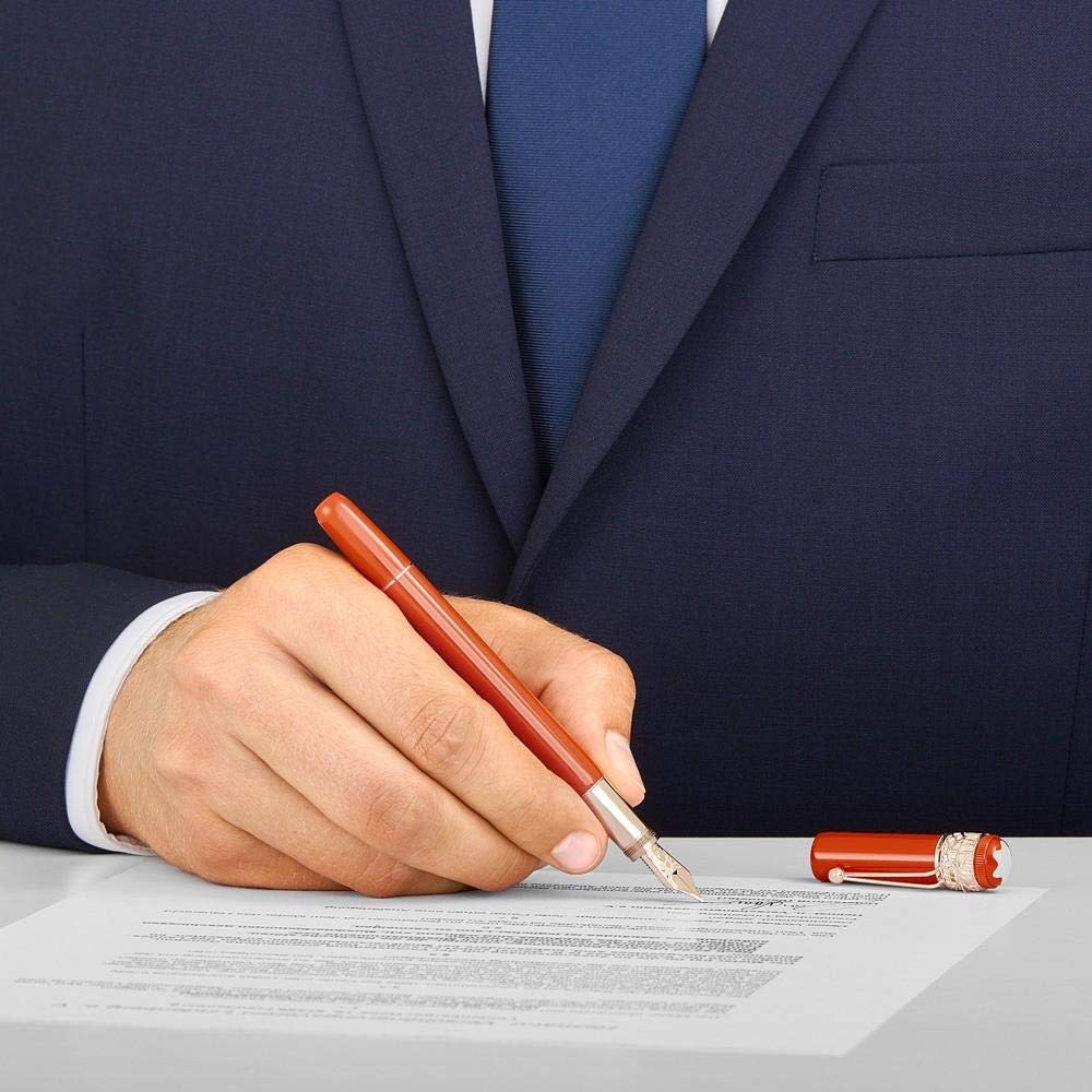 Amazon | Montblanc Heritage Collection 万年筆 ルージュ エ ノワール