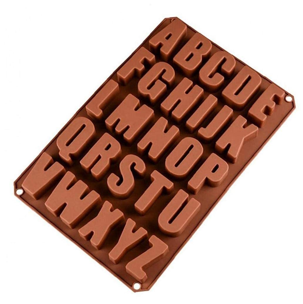 Alphabet Letters Chocolate Silicone Mould Cake Mold Candy Fondant Molds Baking Accessories Kitchen Baking Mould
