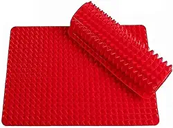 Tapete Culinário Silicone Antiaderente 40x30 Linha Premium, Microondas Forno Fogão Pratico Não Gruda,Ideal Para Grelhas e Fornos Convencionais