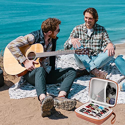 image for Liyacial Guitar Pick Holder Case Compatible for Fender, ChromaCast, D'