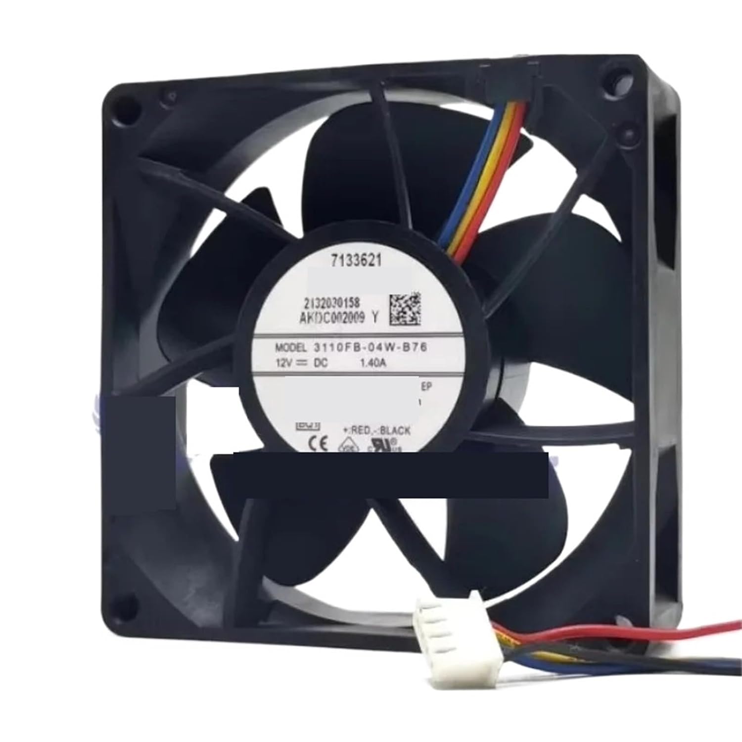 3110FB-04W-B76 DC 12V 1.40A 80x80x25mm Fan