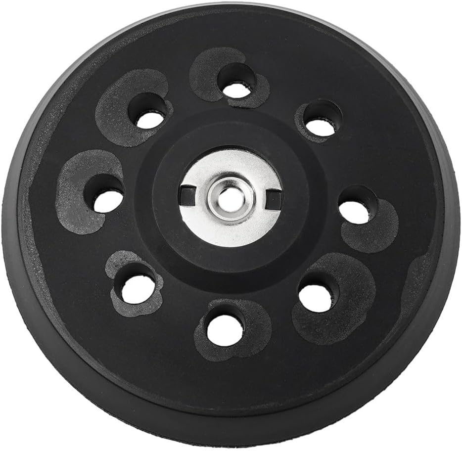 Inch (125mm) Hook and LOOPs Backing Pad for Orbital Sanders – PU + Plastic Replacement Sanding Pad Compatible with SXE 325 & Intec 425