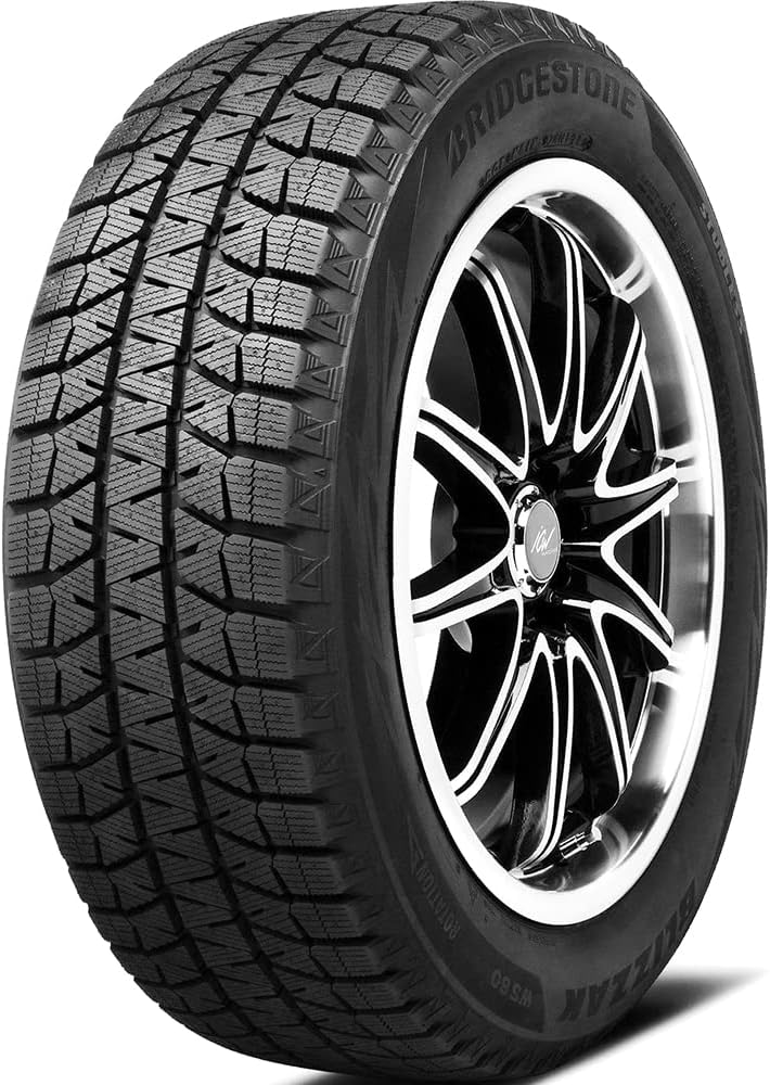 Bridgestone Blizzak WS80 tire mounted on a wheel