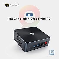 Vista 8 de Beelink SEi8 Mini PC procesador Intel i5-8259U de 8ª generación, (hasta 3.8 GHz) Mini computadora con RAM DDR4 16G / 512 GB M.2 NVME SSD, compatible