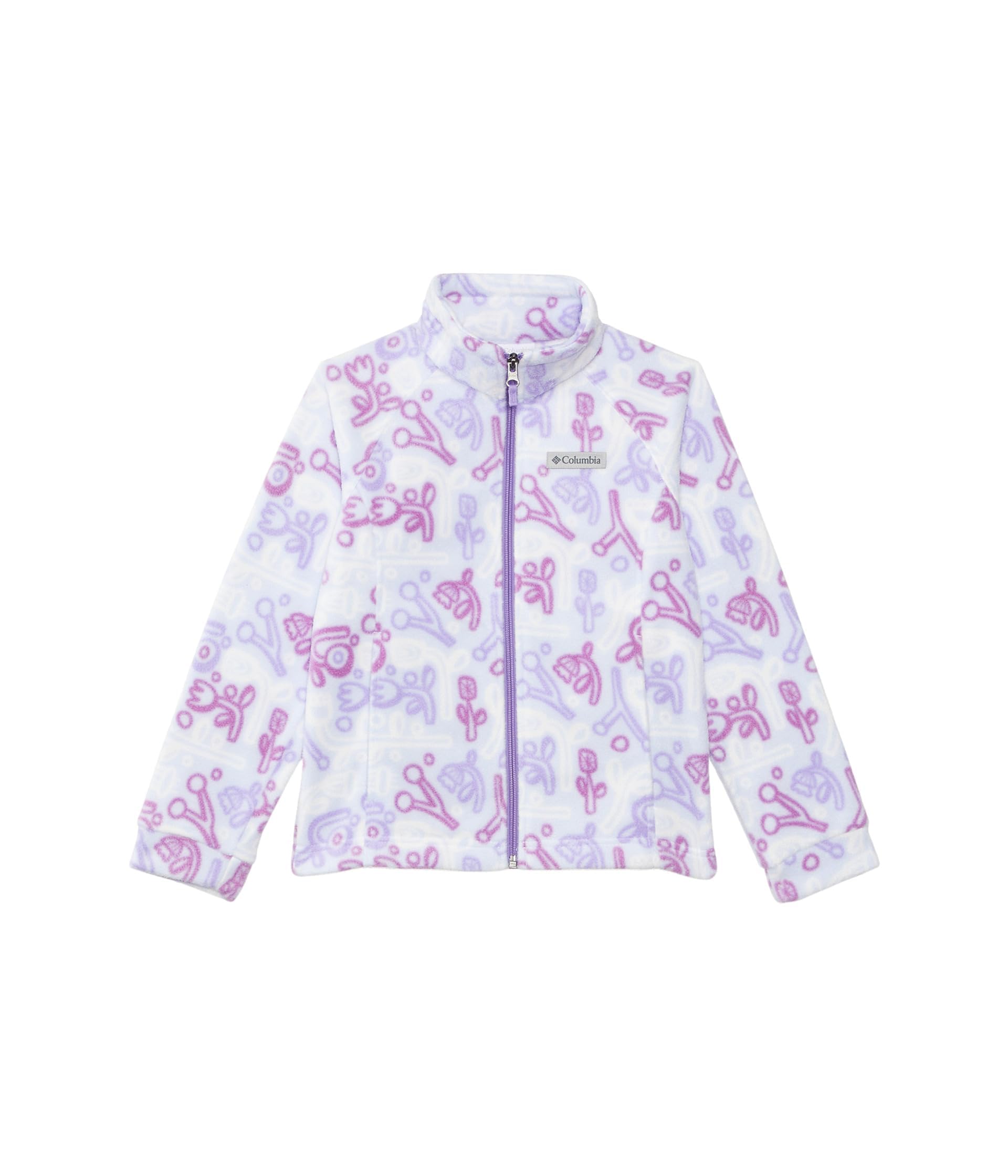 Columbia Youth Girls Benton Springs II Printed Fleece Jacket