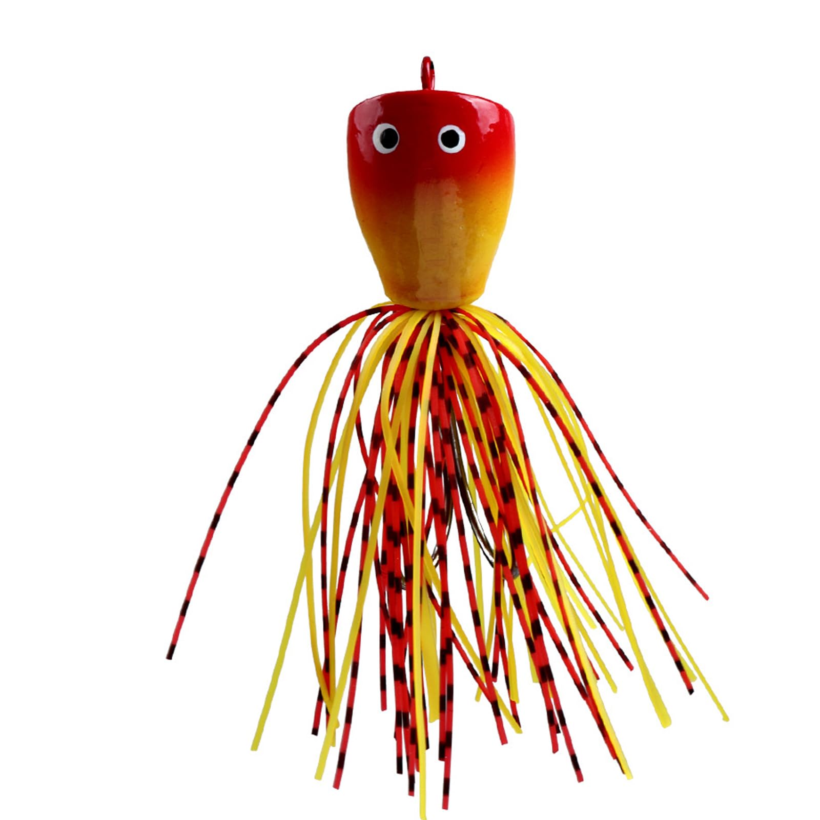 QIAOLIDA Fishing Squid Lures Soft Glowing Octopuses Trolling Saltwater Lures Baits with Hook Octopuses Skirt Trolling Swimbait