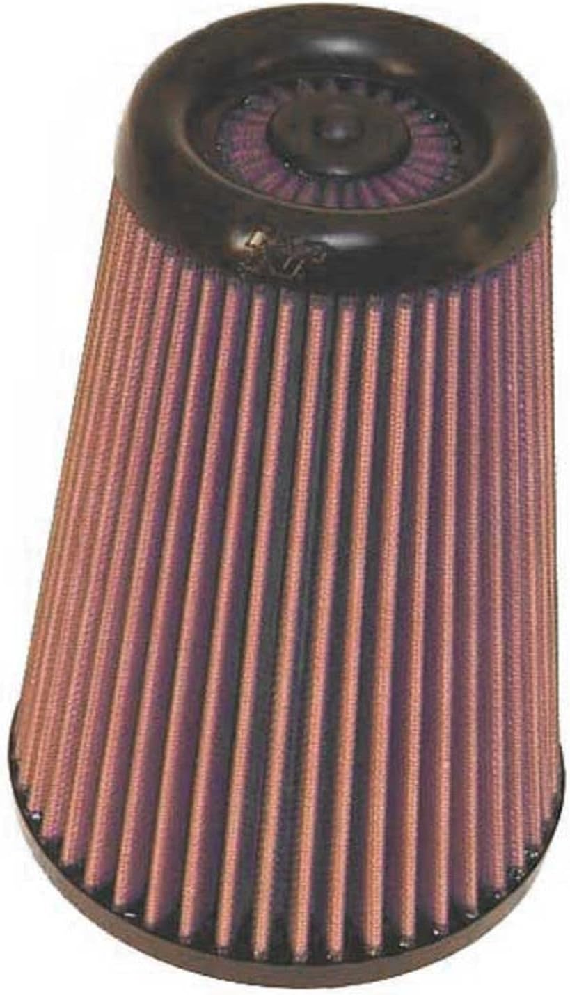 K&N High-Flow Original Lifetime Universal Clamp-On Air Filter: Performance, Premium, Washable: Flange Diameter: 3 In, Filter Height: 8.688 In, Flange Length: 0.938 In, Shape: Round Tapered, RX-3990-1