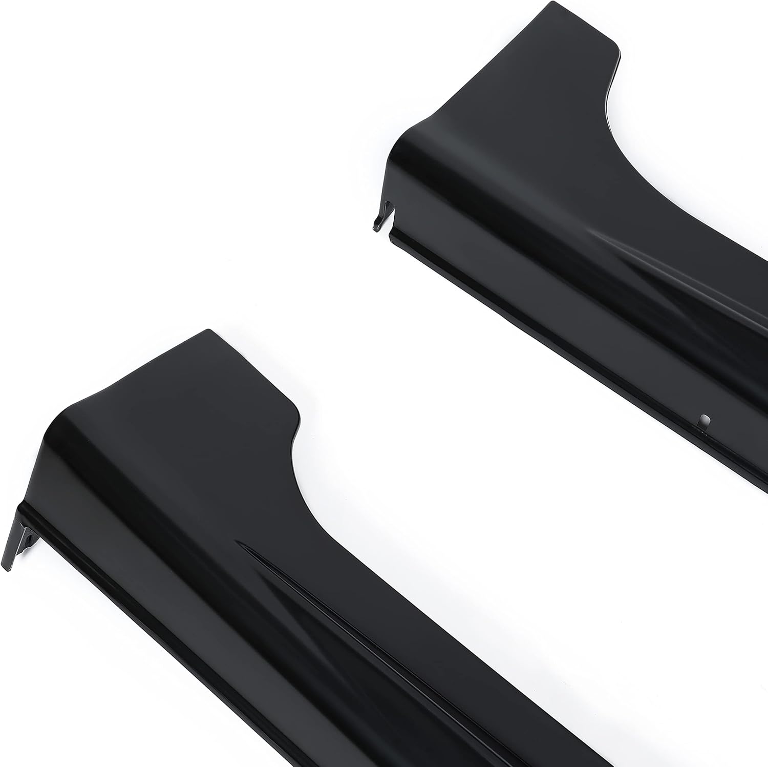 HECASA Side Skirts Compatible with 2012-2015 Honda Civic 4-Door Sedan Spoiler Extension Splitter Rocker Panels Pair Black
