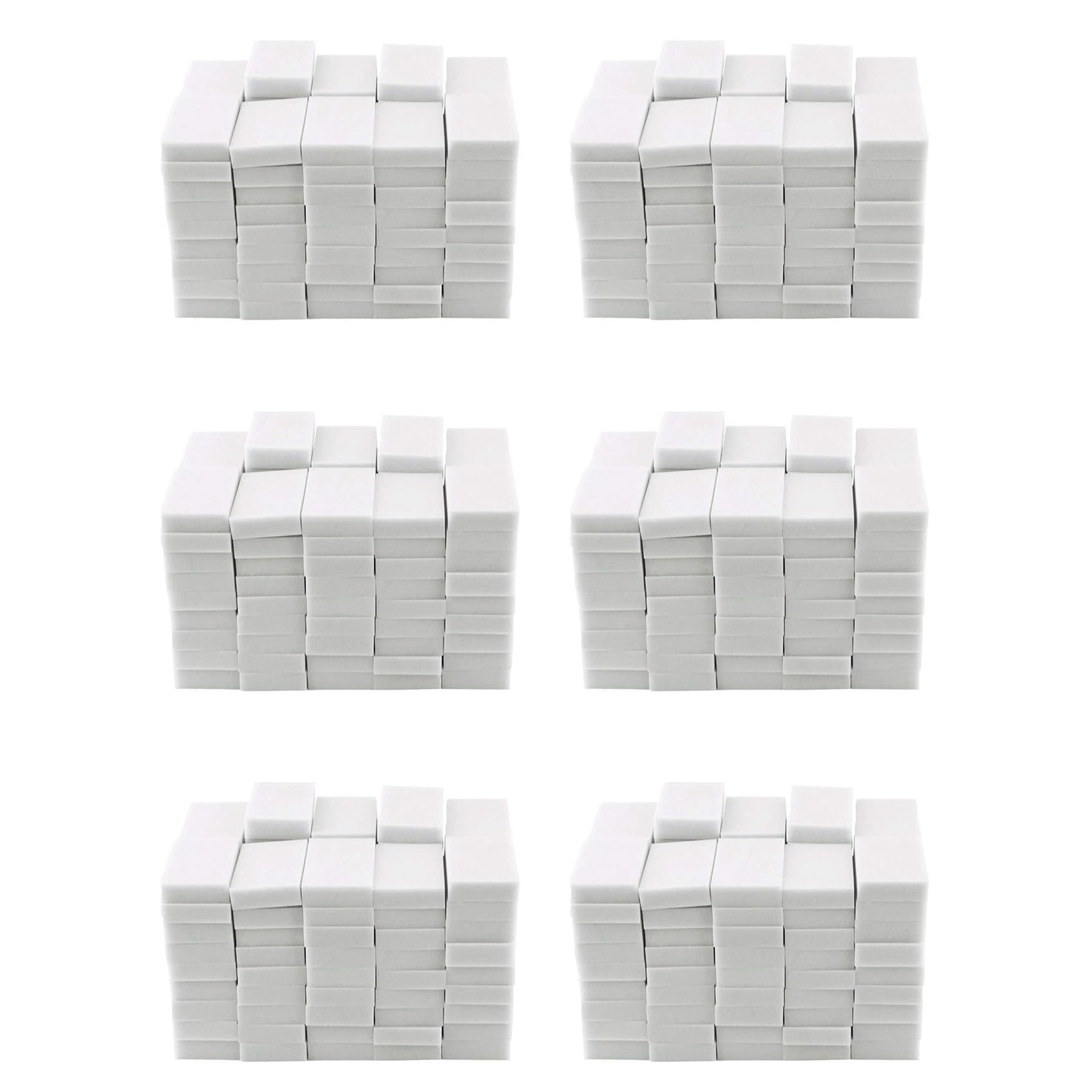 Hndhbfgrt Magic Cleaning Sponges Eraser, Household Sponge Eraser Cleaner Foam Cleaning for Kitchen, Furniture, Car (300 Pack)
