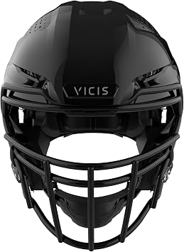 VICIS ZERO2 Trench Football Helmet, SC-223-S Facemask Attached, Black, Large