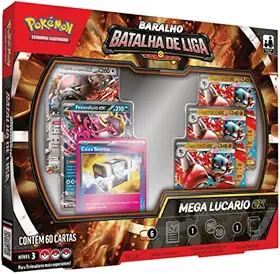 Pokemon TCG: Baralho Batalha de Liga Mega Lucario ex - Português