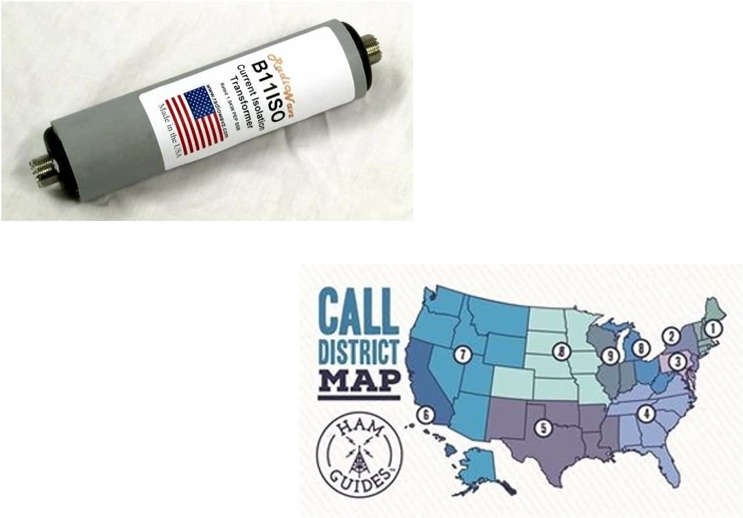 Radiowavz RADIOWAVZ BISO 11 CHOKE BALUN and Ham Guides TM