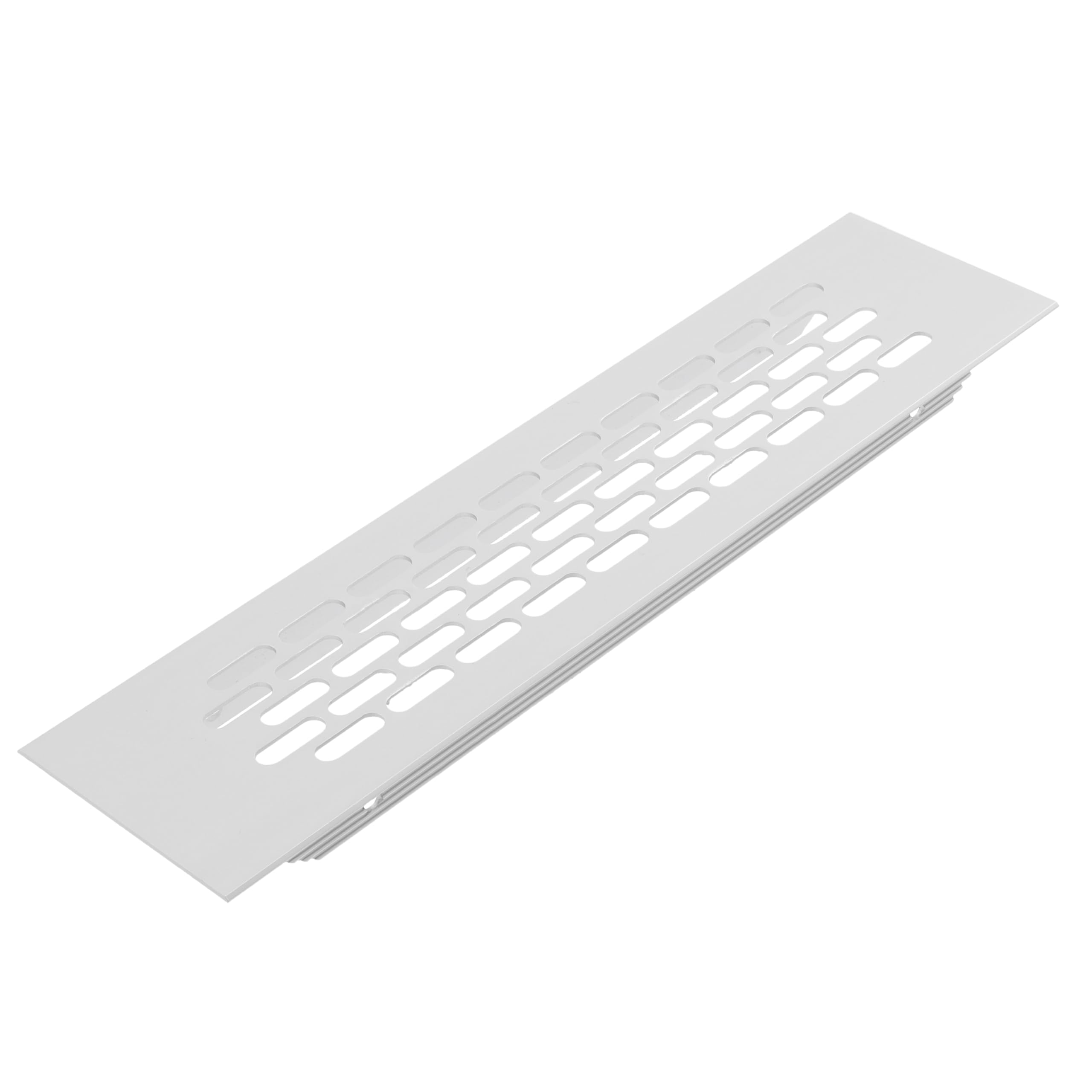 Air Vent Aluminium Plinth Grill Ventilation for Build-in appliances Kitchen Units Plinth Furniture House 245x60mm Air Flow Circulation (Aluminium)