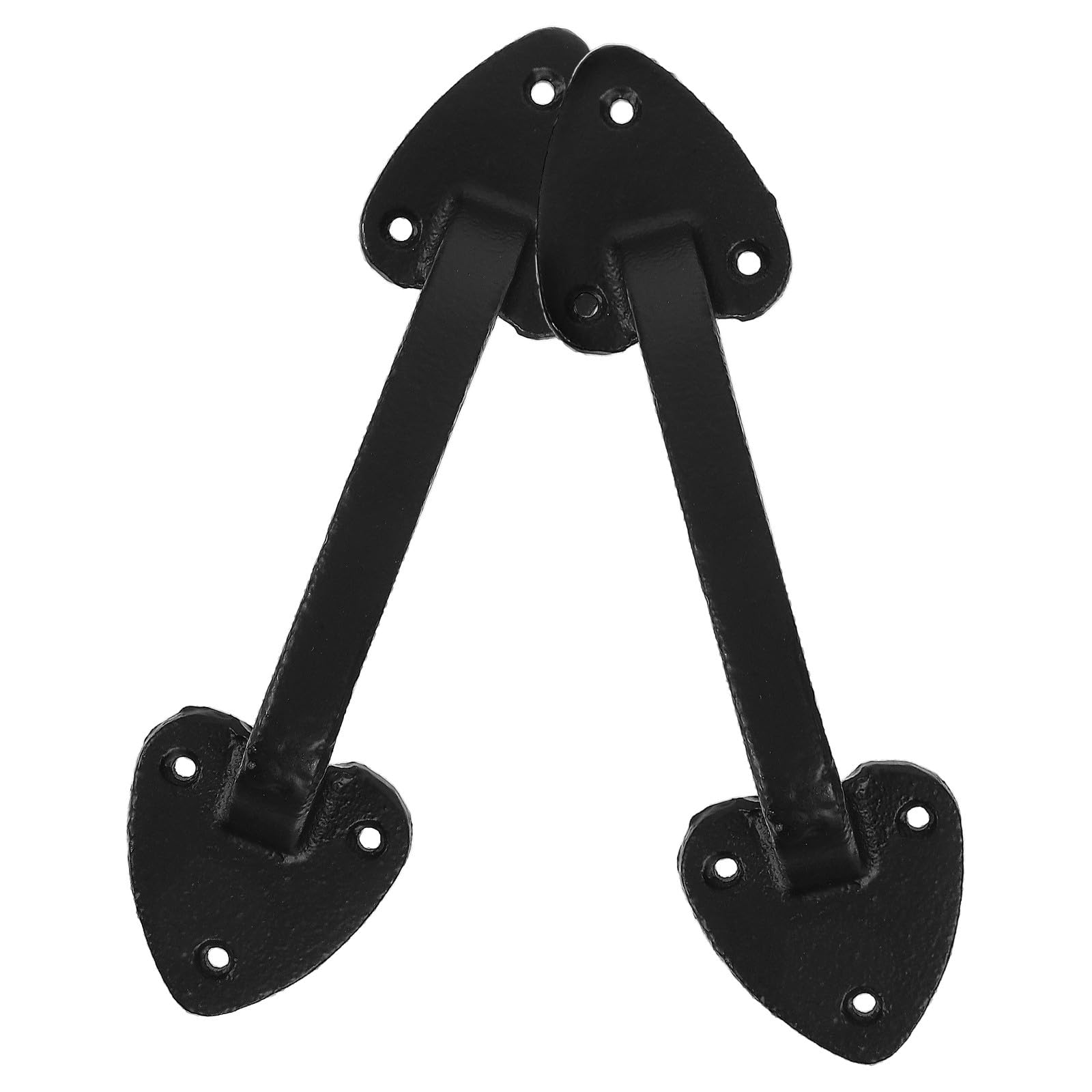 Quincaillerie pour abris de jardin avec poignées en fonte noire Alipis