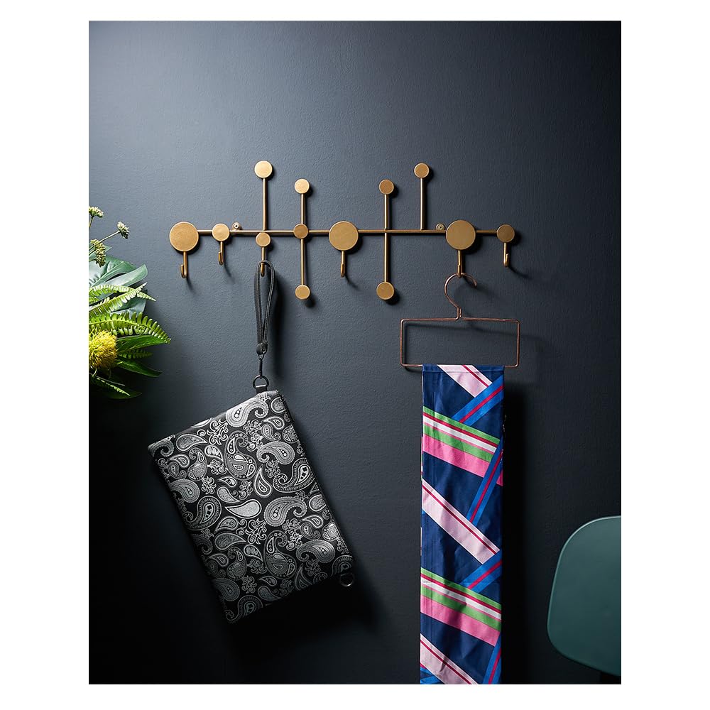 Appendiabiti Da Parete Balama 59,5x23,5cm - Acciaio Laminato Per Ingresso E Camera - Foto 9