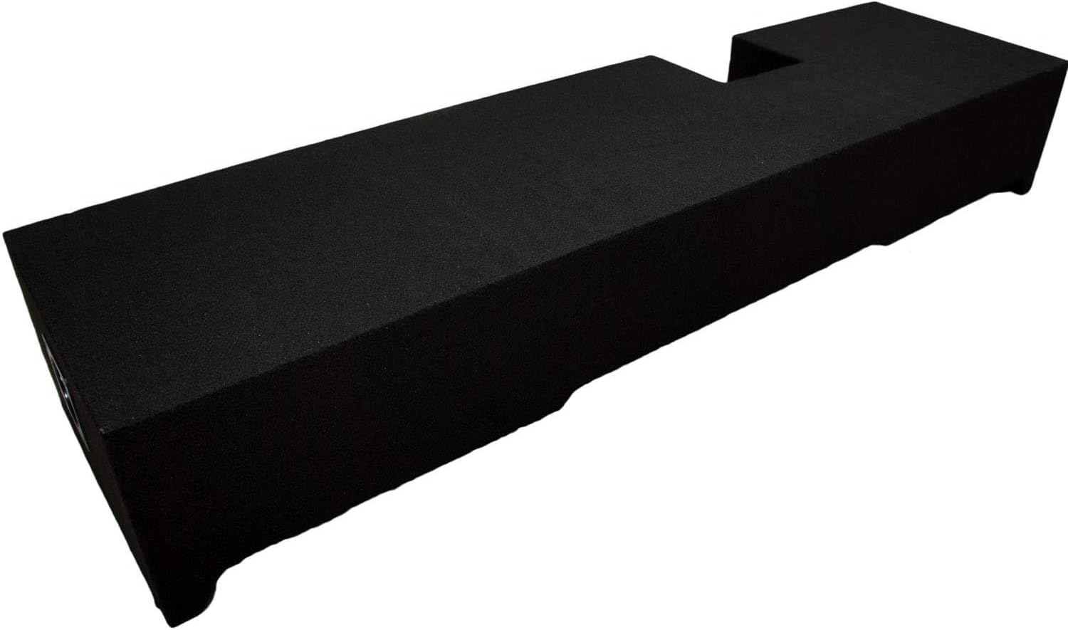 American Sound Connection Compatible with Ford F150 Extended Super Cab Truck 2000-2003 Dual 12" Subwoofer Sub Box Speaker Enclosure