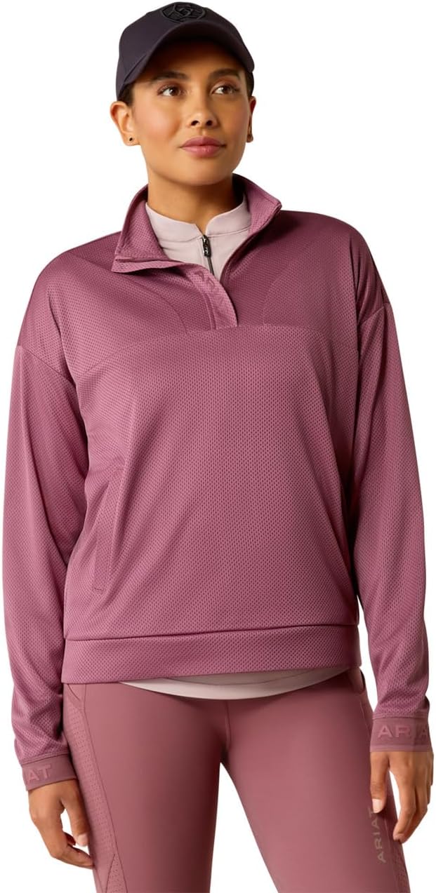 ARIAT Women's Breathe 1/2 Zip Sweatshirt