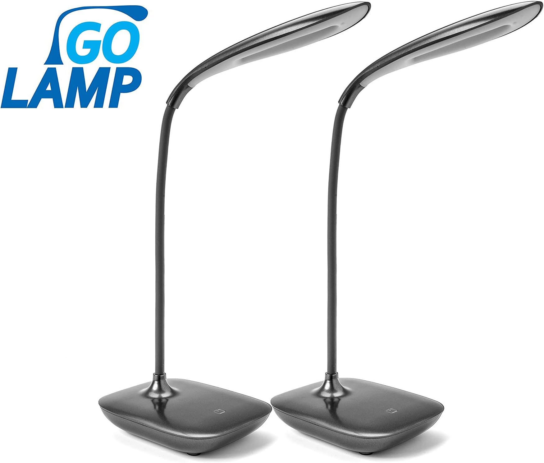 Cordless King Go Lamp As Seen on TV (Black, 2 Pack)