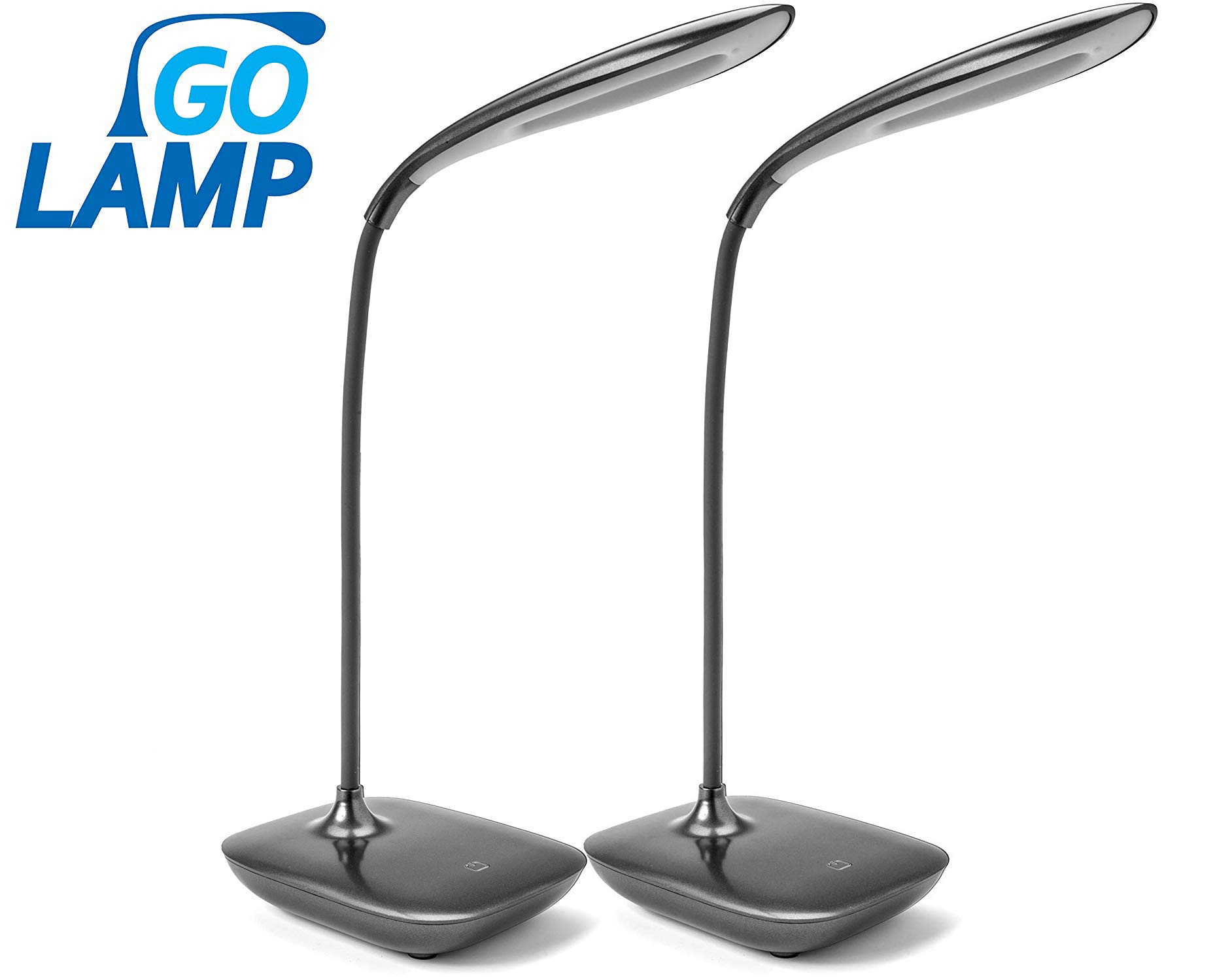 Cordless King Go Lamp As Seen on TV (Black, 2 Pack)