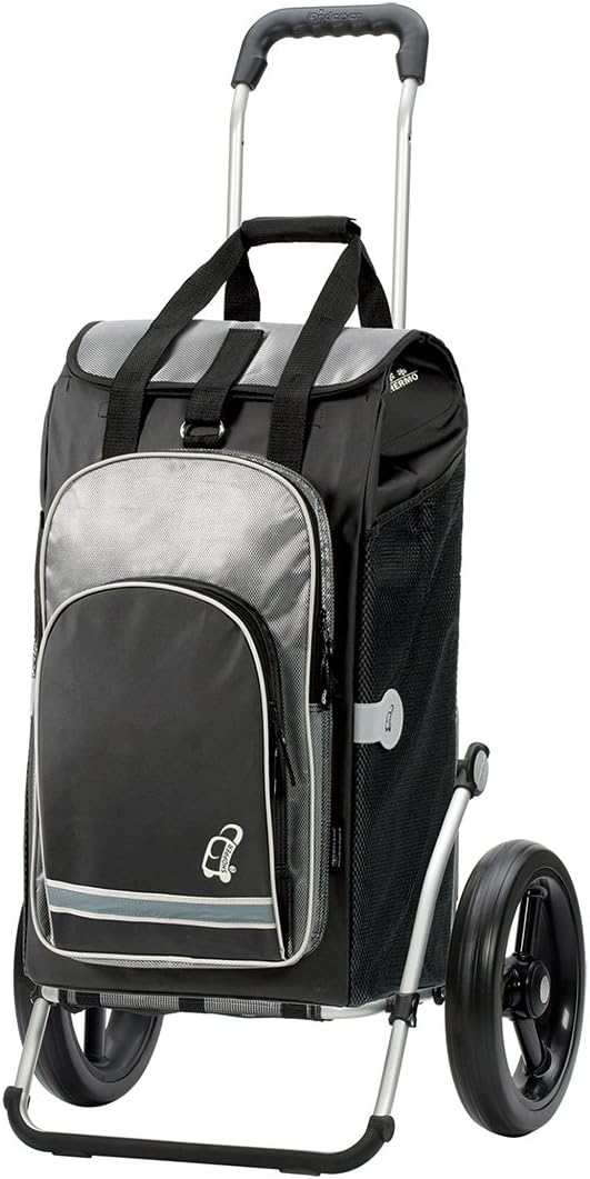 Andersen Shopping trolley Royal with bag Hydro black, Volume 60L, thermal bag, aluminium frame and ball-bearing wheels 29 cm