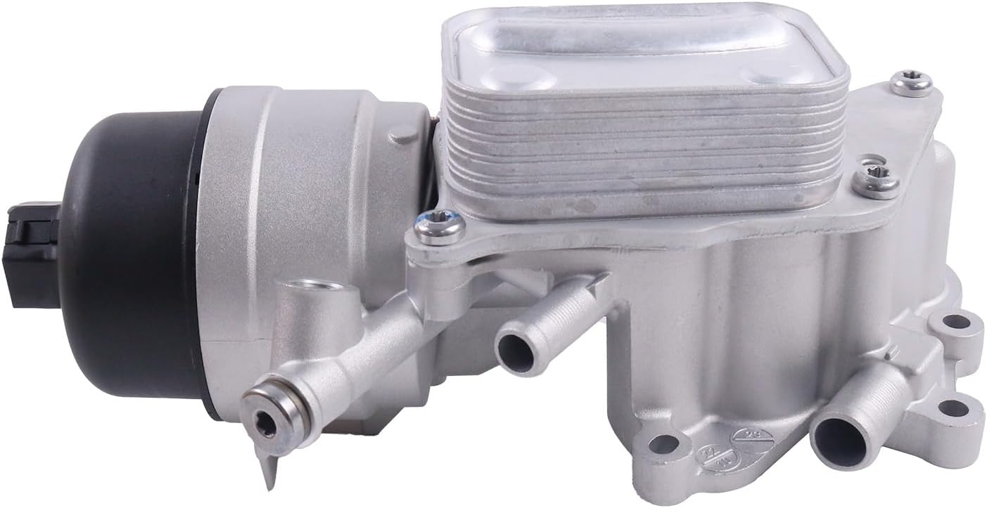 Engine Oil Filter Housing 11428643745 11427583112 Compatible with Mini Cooper R55 R56 R57 R59 Cooper Paceman L4 1.6L