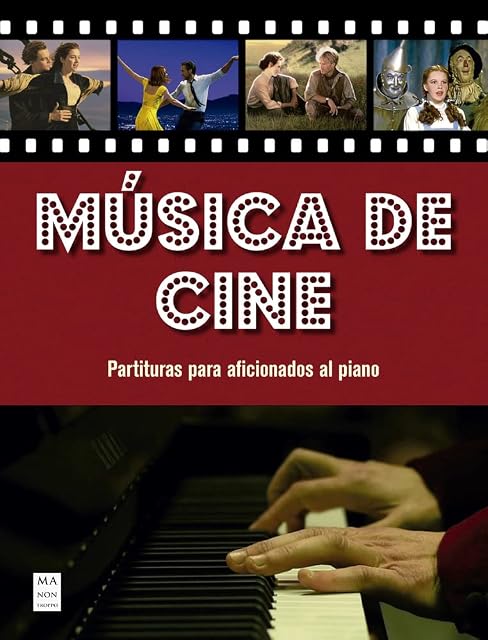 Portada de Música de cine. Partituras para aficionados al piano
