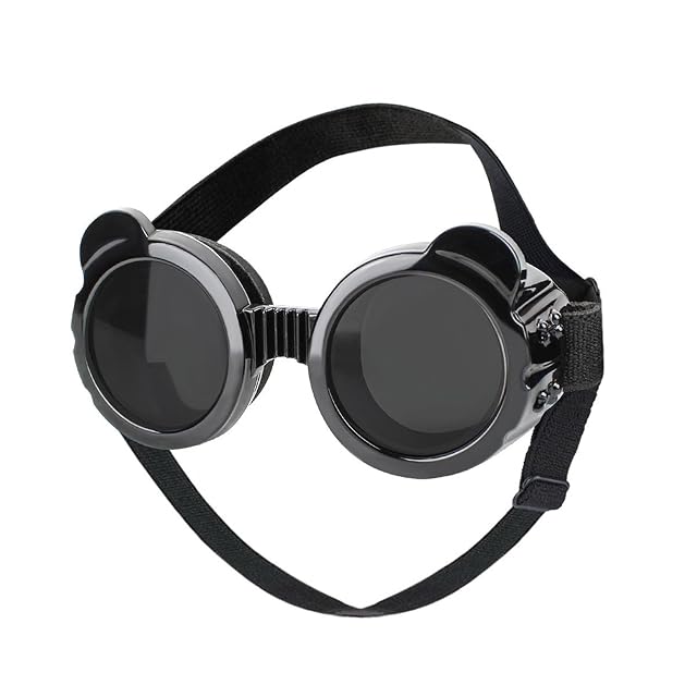 Bestvisse Gafas para perros pequeños, impermeables, resistentes al viento, ajustables, para perros pequeños