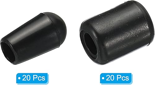 Miniatura 10 de PATIKIL Pies de estante para fregadero de cocina, 1 juego20 pies protectores de fregadero de plástico con 20 protectores de 0.197in de diámetro