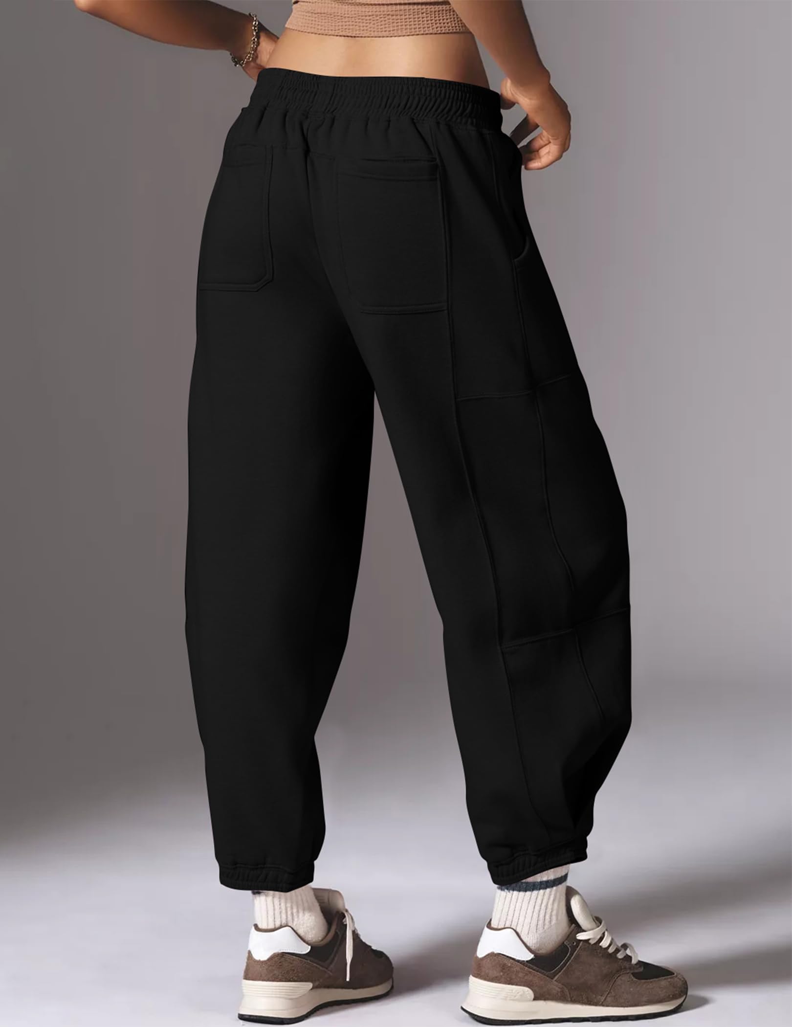 Ziesexy Leopardenhose für Damen, Barrel Sweatpants, lässig, Baggy, Geparden-Druck, Lounge-Hose, Kordelzug, Jogginghose