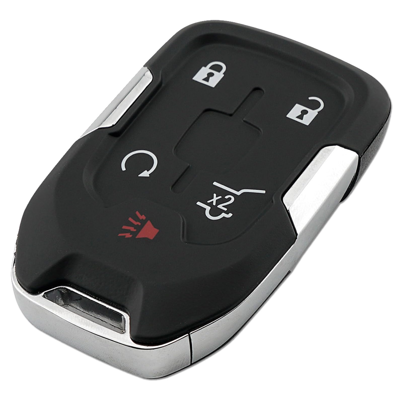 TOP-VIGOR GMC Acadia Car Key Fob HYQ1EA, 5 Tasti Chiave Telecomando Sostituzione 13584502 433MHz per GMC Acadia 2017 2018 2019 2020