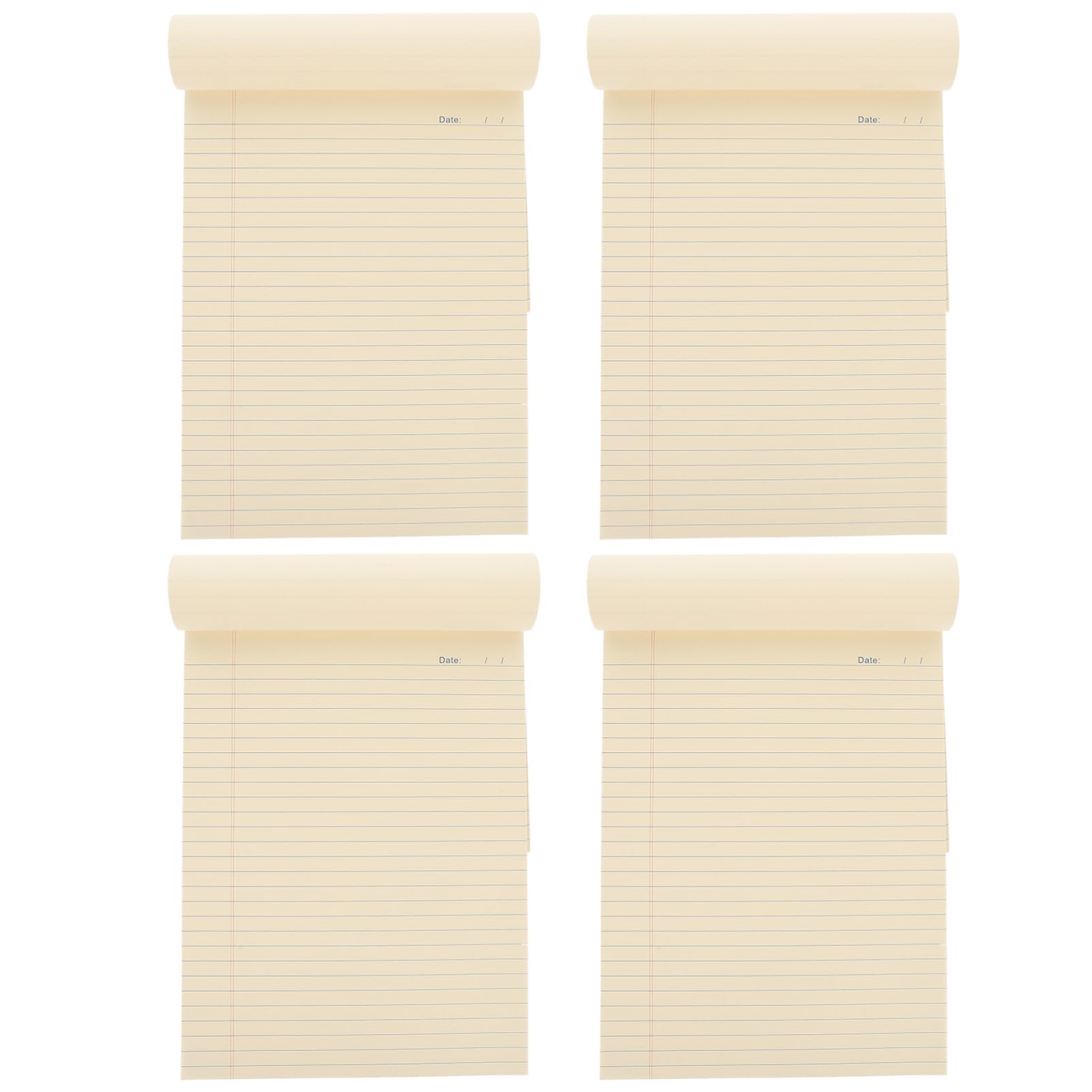 4 Pièces Des Cahiers Bloc-notes Carnet D'idées Blocs-notes De Planification Du Temps Petits Blocs-notes Légaux Cahiers Pour Le Travail Blocs-notes Pour Le Travail Papier