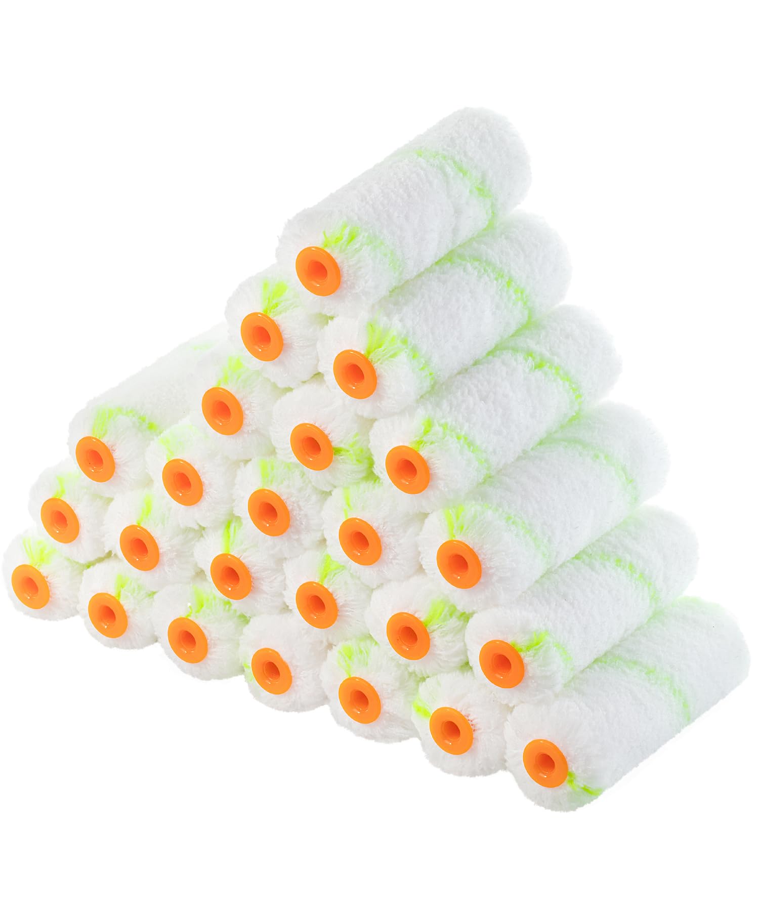 Manchon rouleau de peinture 10,2 cm Bates : lot de 24 recharges haute densité anti-goutte