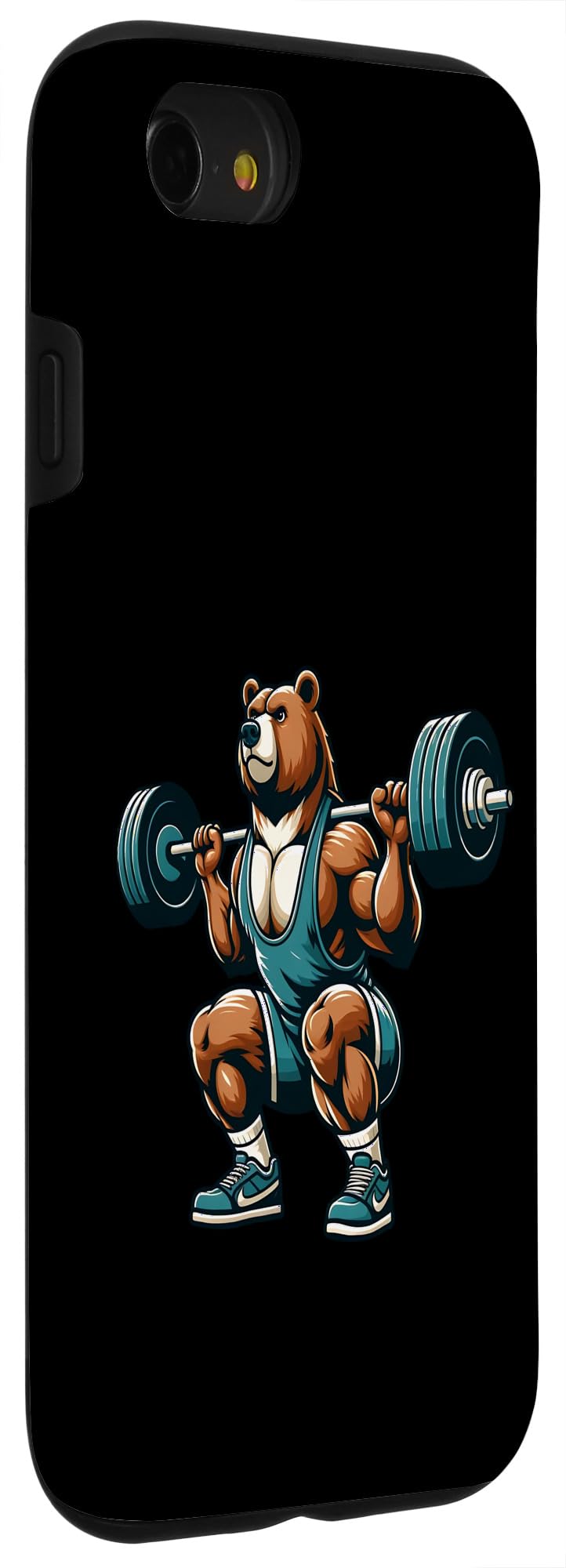 iPhone SE (2020) / 7 / 8 Bear Barbell Design For Bodybuilders Bodybuilding Case - Image 3