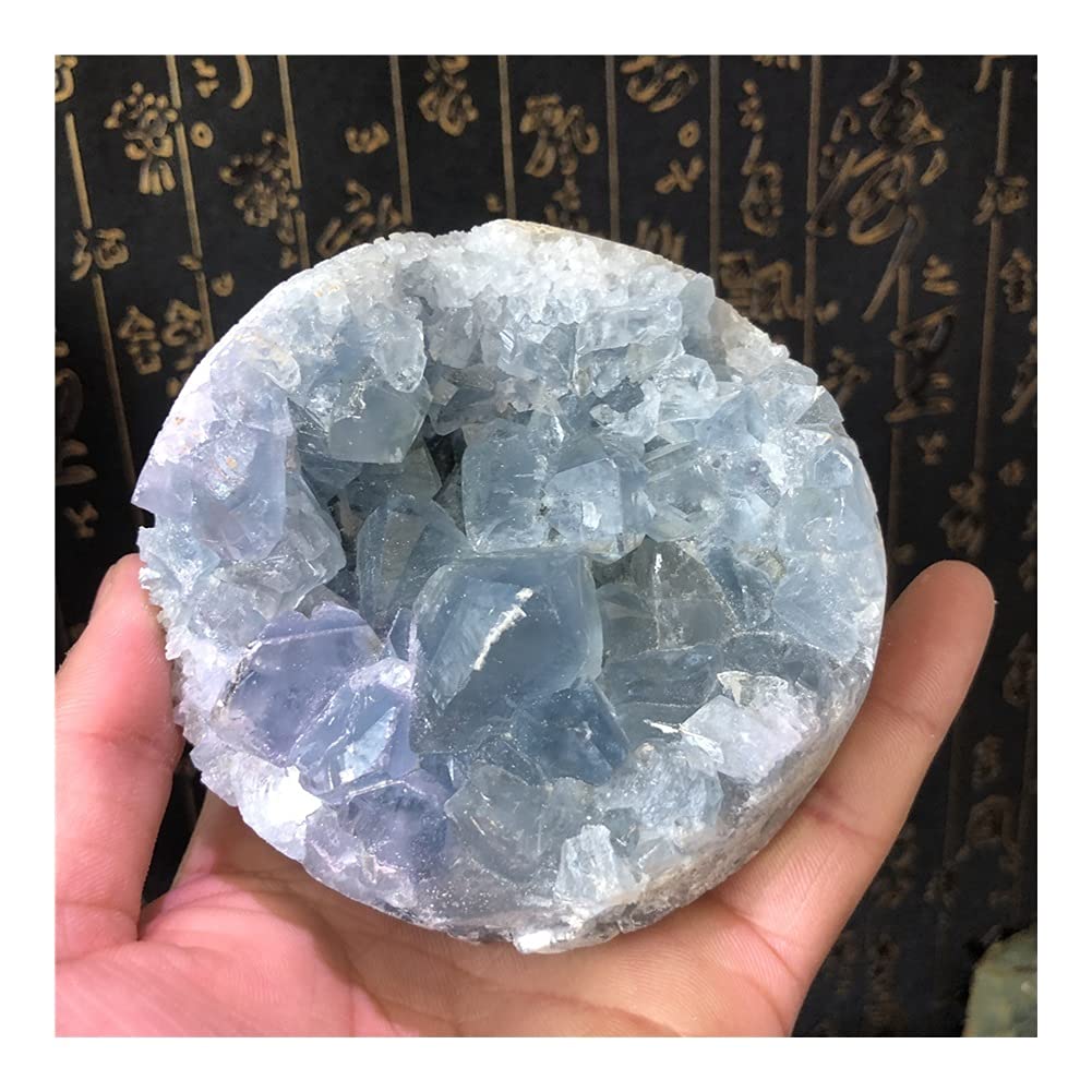 Salud y hogar Natural cielo azul cristal racimo mineral espécimen decoración de la boda decoración del acuario