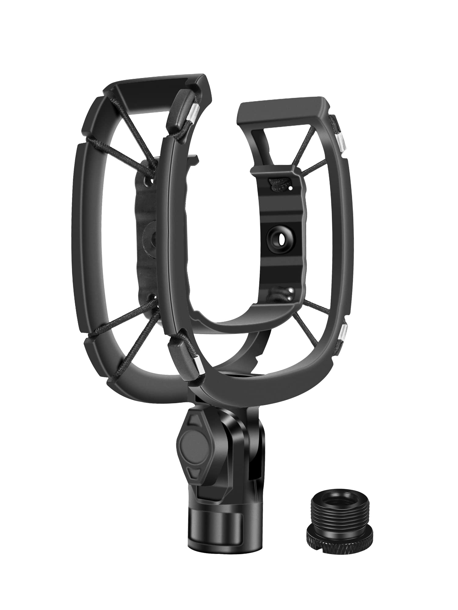 Soporte de choque de onda, [construido a medida para micrófono de onda] Soporte de suspensión antivibratoria compatible con Elgato Wave: 1 y onda: 3 micrófonos