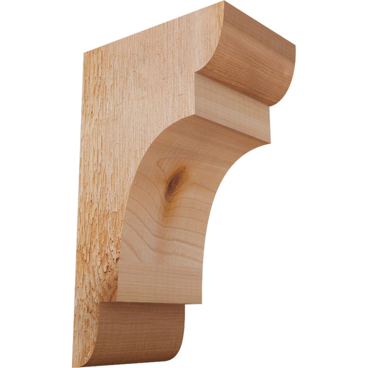 Ekena Millwork COR04X06X10NEB00RWR 4"W x 6"D x 10"H New Brighton Rough Sawn Corbel, Western Red Cedar