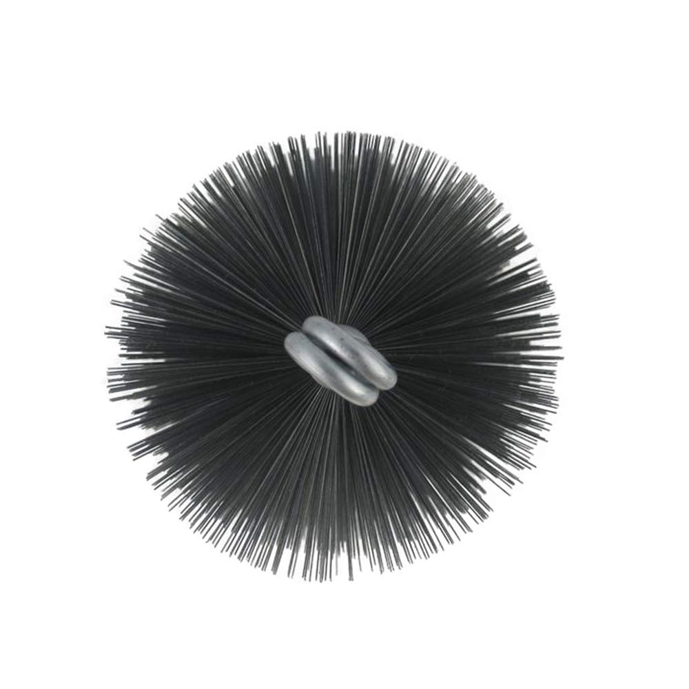 Trash Chute Door Supply Round Furnace Boiler Tube Brush Head Double Spiral with Loop (Wire, 2.75 Inch Diameter for 3 Inch Tubes)