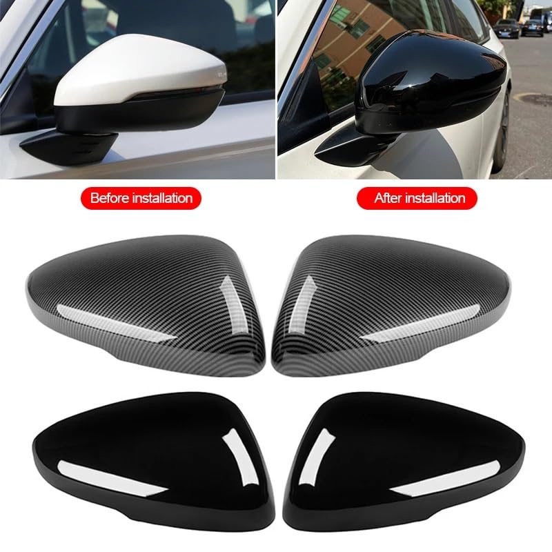 Housses rétroviseur Civic 11e 2022 coque carbone ABS rétroviseur latéral 2 pièces - 3