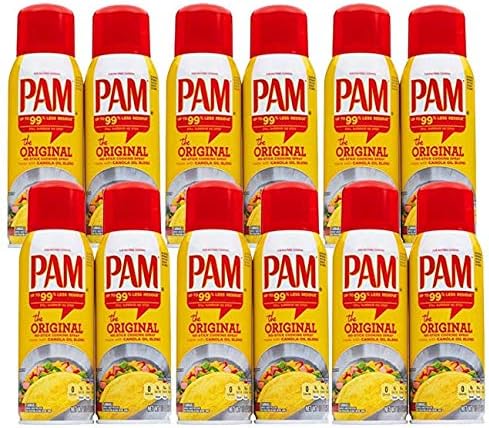 PAM Original Cooking Spray 10 oz (2 count) (Pack of 6)