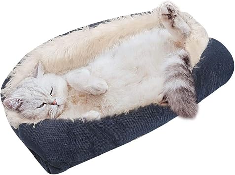 Plush Pet Bed Rug, Abalone-Shape Dog Mat Nest Indoor Snooze Cat Blanket Cuddler, Carpet for Puppy Kitten