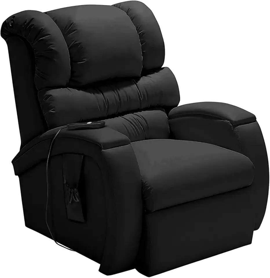 Poltrona Imperial Lift Elétrica com Controle Remoto Corano Preto