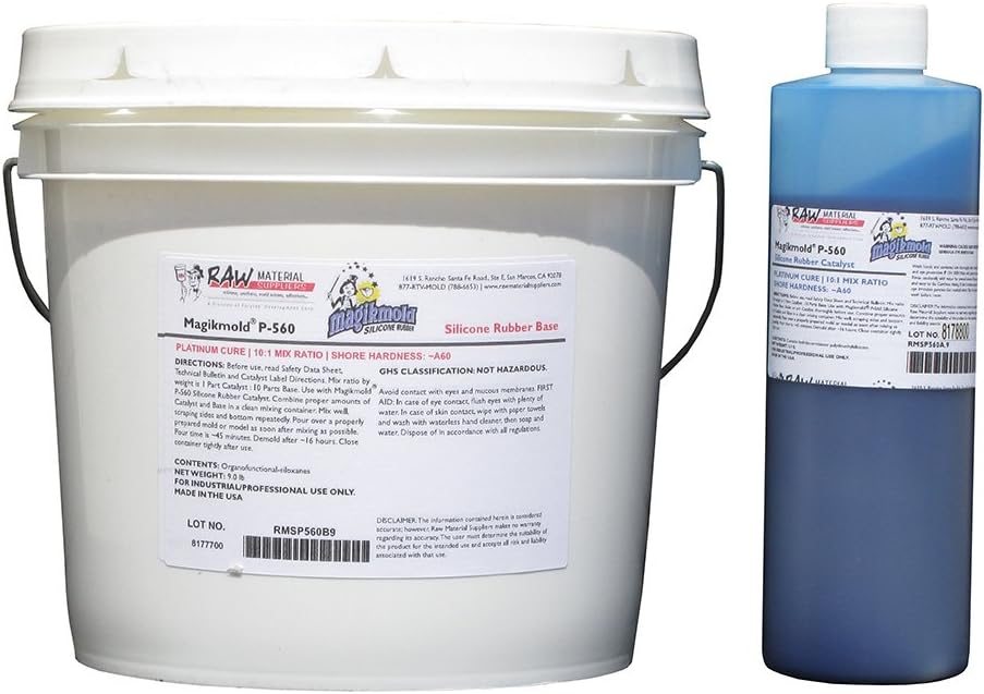 Magikmold P-560 Platinum Cure Silicone Rubber Kit 9.9 lb