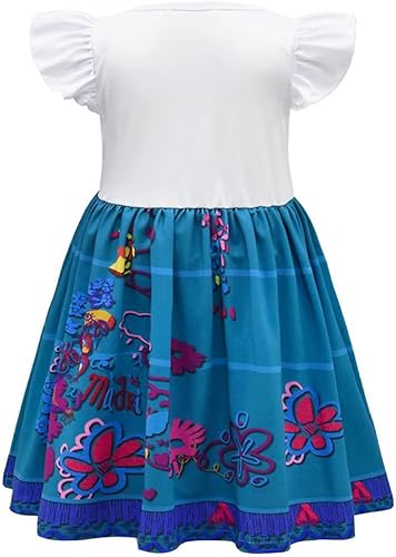 Miniatura 2 de Cotrio - Disfraz para niñas de Mirabel Pepa Dolores Luisa Madrigal para fiesta de cumpleaños